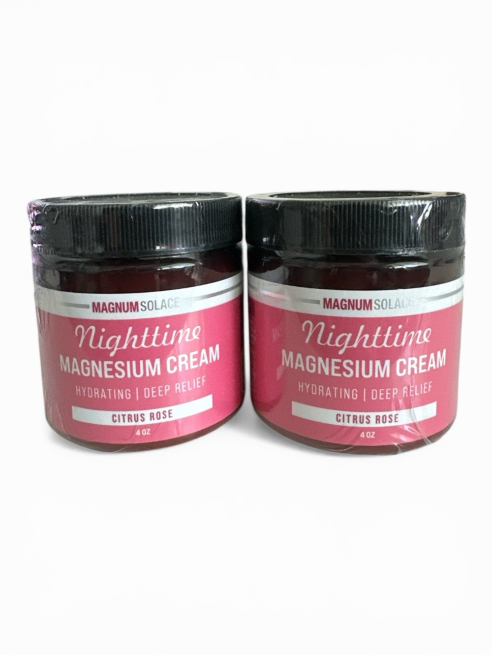 2x Magnum Solace Nighttime Magnesium Cream - Citrus Rose